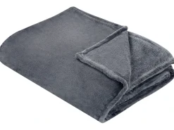 Beliani Coperta BAYBURT Grigio