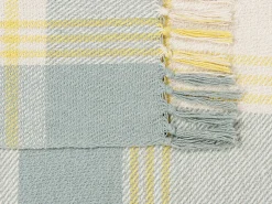 Best Beliani Coperta BETALI Cotone 125 x 150 cm Giallo Giallo Verde