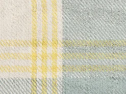 Best Beliani Coperta BETALI Cotone 125 x 150 cm Giallo Giallo Verde