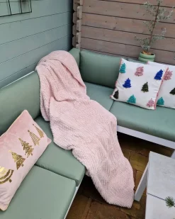 Clearance Beliani Coperta BJAS pastello Rosa