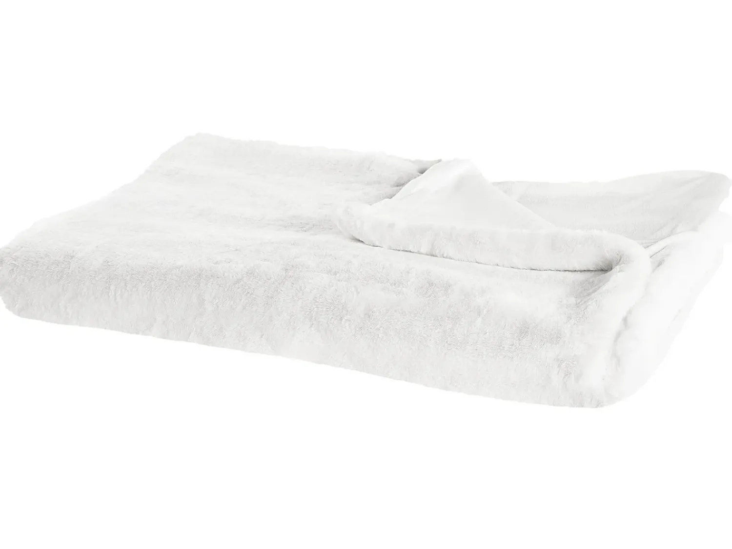 Clearance Beliani Coperta CHAAB sporco Bianco
