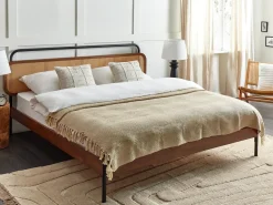 Hot Beliani Coperta CHAOHANI Tessuto Beige