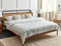 Online Beliani Coperta CHAOHANI Tessuto sporco Bianco