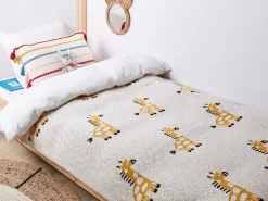 Sale Beliani CHILARI Cotone 130 x 170 cm Beige Beige Giallo Nero