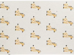 Sale Beliani CHILARI Cotone 130 x 170 cm Beige Beige Giallo Nero