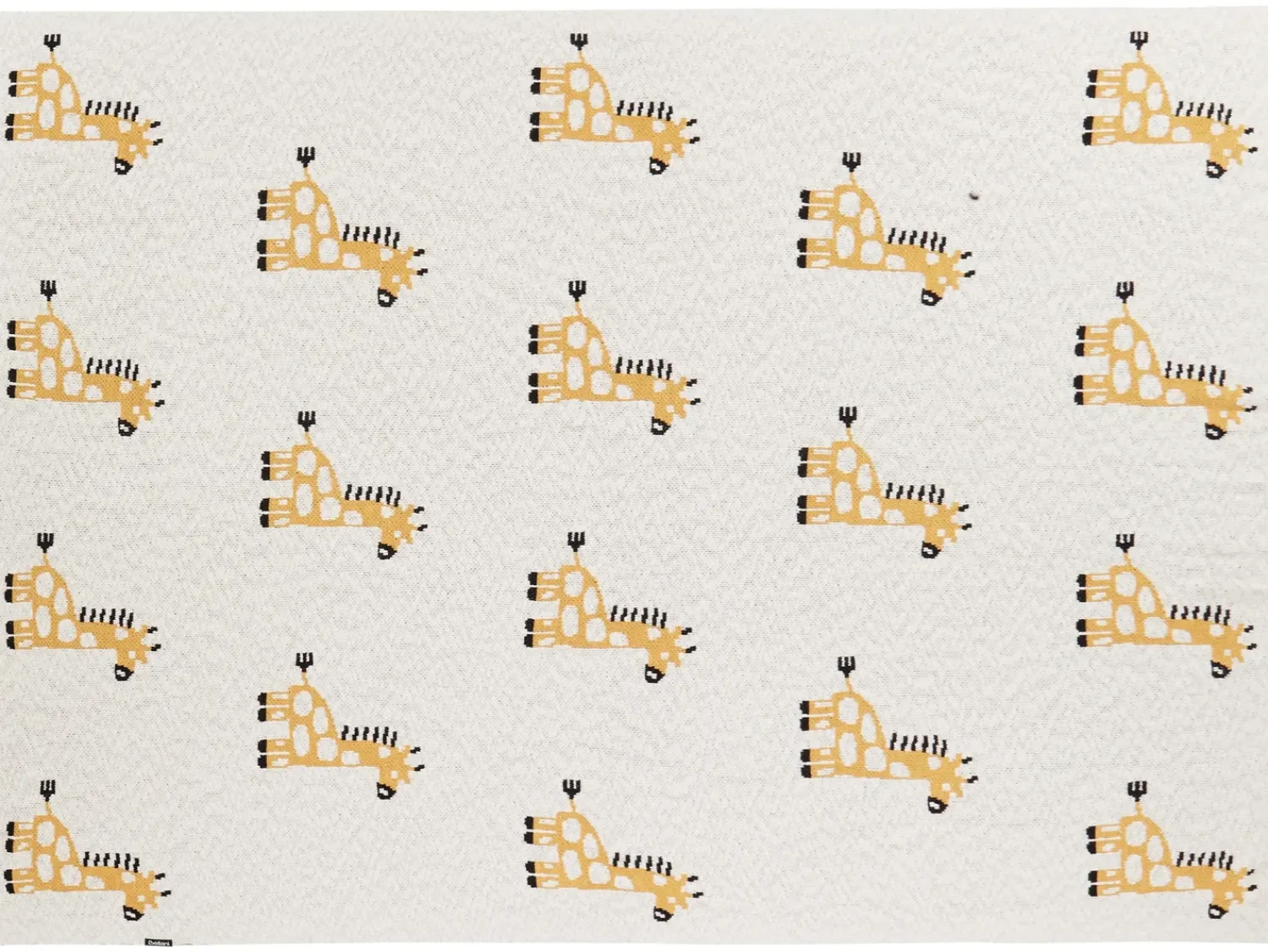 Sale Beliani CHILARI Cotone 130 x 170 cm Beige Beige Giallo Nero