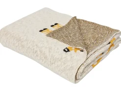 Sale Beliani CHILARI Cotone 130 x 170 cm Beige Beige Giallo Nero
