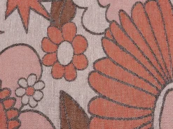 Outlet Beliani Coperta DARAU 130 x 170 cm Multicolore Beige Marrone Rosa Multicolore