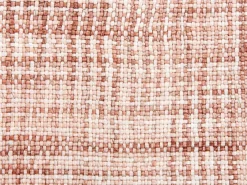 New Beliani Coperta DEURALI Tessuto 125 x 150 cm Marrone Bianco Marrone