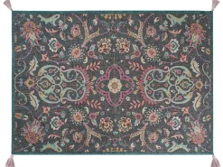 Discount Beliani Coperta DIBRUGARH Cotone 130 x 180 cm Multicolore