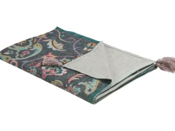 Discount Beliani Coperta DIBRUGARH Cotone 130 x 180 cm Multicolore