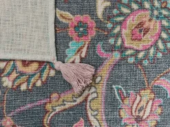 Discount Beliani Coperta DIBRUGARH Cotone 130 x 180 cm Multicolore
