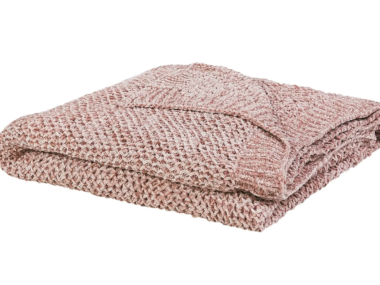 Outlet Beliani Coperta ELOVA 150 x 200 cm Rosa