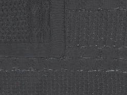 Clearance Beliani Coperta FETHIYE Cotone 140 x 170 cm scuro Grigio
