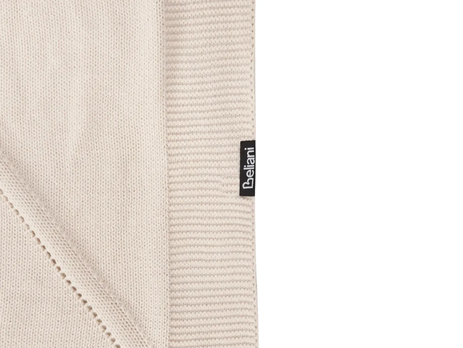 Clearance Beliani Coperta GAIDAR Cotone 130 x 170 cm Beige Beige Multicolore