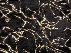 Online Beliani Coperta GODAVARI Nero Oro Nero