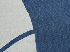 Discount Beliani Coperta HAPREK 130 x 170 cm Blu Blu Grigio