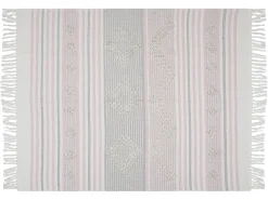 New Beliani Coperta KAMAN Tessuto 125 x 150 cm Rosa