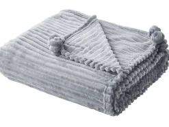 Discount Beliani Coperta KAWERI 150 x 200 cm Grigio