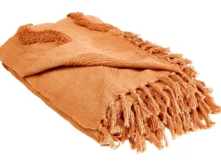 Sale Beliani Coperta KHARI Cotone Arancione