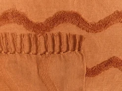 Sale Beliani Coperta KHARI Cotone Arancione
