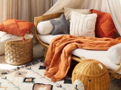 Best Beliani Coperta KHARI Cotone Arancione