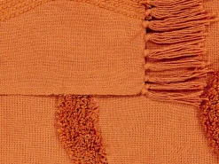 Best Beliani Coperta KHARI Cotone Arancione