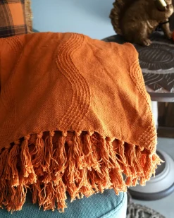 Best Beliani Coperta KHARI Cotone Arancione
