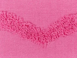 New Beliani Coperta KHARI Cotone 125 x 150 cm Rosa