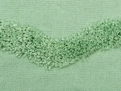 Sale Beliani Coperta KHARI Cotone 125 x 150 cm chiaro Verde