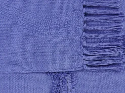 Discount Beliani Coperta KHARI Cotone 125 x 150 cm Viola