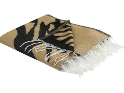 Discount Beliani Coperta KUDIYA 130 x 170 cm Beige Beige Nero