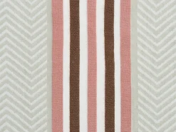 Discount Beliani Coperta MAGAR Tessuto 130 x 170 cm Beige Beige Marrone Rosa