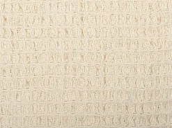 Beliani Coperta MALU Cotone 125 x 150 cm chiaro Beige