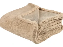 Best Beliani Coperta MIRGE 125 x 150 cm sabbia Beige