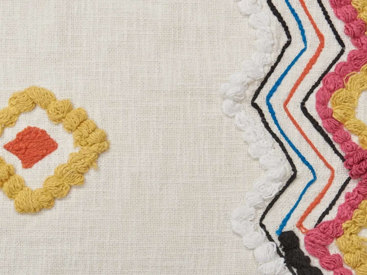 Beliani Coperta MORENA Cotone 130 x 180 cm Multicolore Beige Multicolore