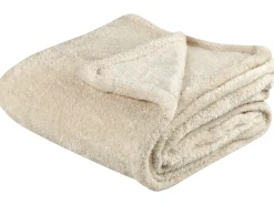 Outlet Beliani Coperta NAMDU 125 x 150 cm chiaro Beige
