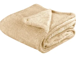 Hot Beliani Coperta NAMDU 125 x 150 cm sabbia Beige