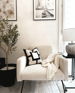 Best Beliani Coperta NAZILLI Cotone 125 x 150 cm Beige