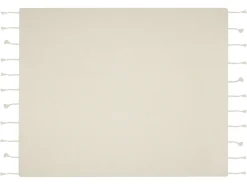 Best Beliani Coperta NAZILLI Cotone 125 x 150 cm Beige