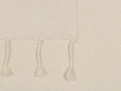 Best Beliani Coperta NAZILLI Cotone 125 x 150 cm Beige