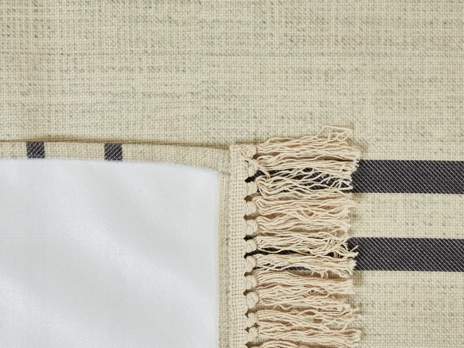 Hot Beliani Coperta per picnic BHONG 200 x 200 cm Beige Beige Nero
