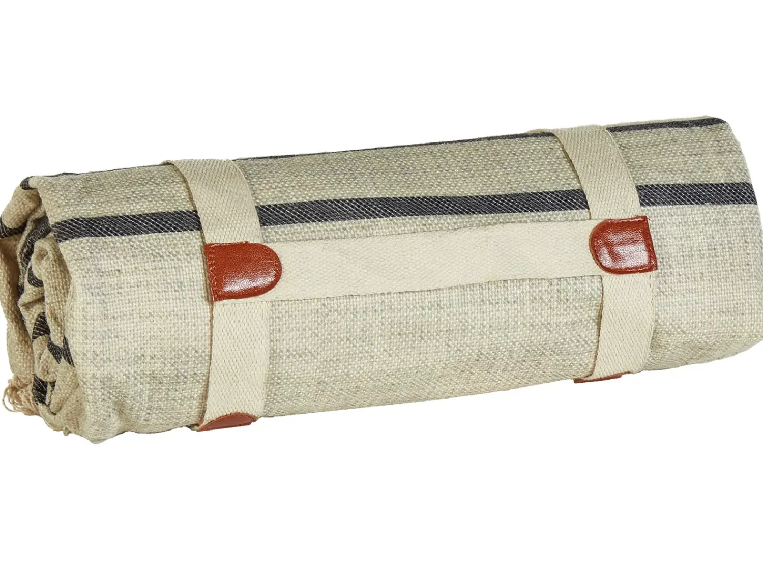 Hot Beliani Coperta per picnic BHONG 200 x 200 cm Beige Beige Nero