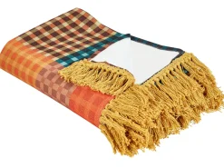 Best Beliani Coperta per picnic BUILI 200 x 200 cm Multicolore Arancione Marrone Multicolore Rosa