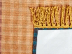 Best Beliani Coperta per picnic BUILI 200 x 200 cm Multicolore Arancione Marrone Multicolore Rosa