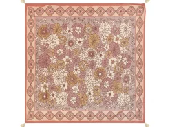 Clearance Beliani Coperta per picnic LASHARI 200 x 200 cm Rosa pesca Beige Rosa Rosso