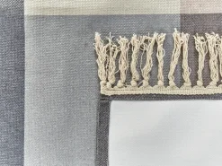 Online Beliani Coperta per picnic LUNDA 200 x 200 cm Grigio Grigio Marrone