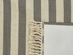 Outlet Beliani Coperta per picnic MOUZA 200 x 200 cm Beige Beige Grigio