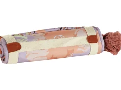 Outlet Beliani Coperta per picnic TUFKI 200 x 200 cm Viola Beige Rosso Viola