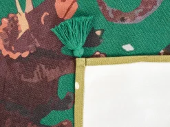 Best Beliani Coperta per picnic TUZIANI 200 x 200 cm Verde Marrone Verde